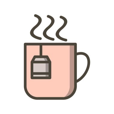 Illustration çay simgesi