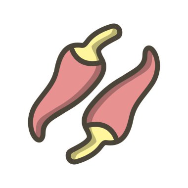 Illustration biber simgesi