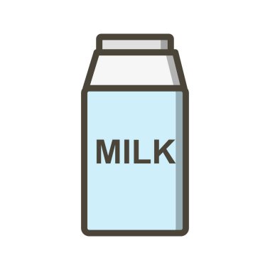 Illustration süt simgesi