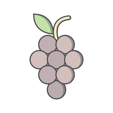 İllüstrasyon üzüm simgesi