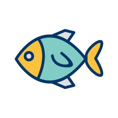 İllüstrasyon balık simgesi
