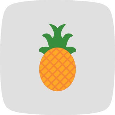 Illustration ananas simgesi