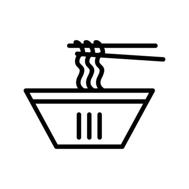 Illustration noodle simgesi