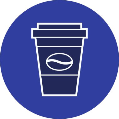 Illustration kahve simgesi