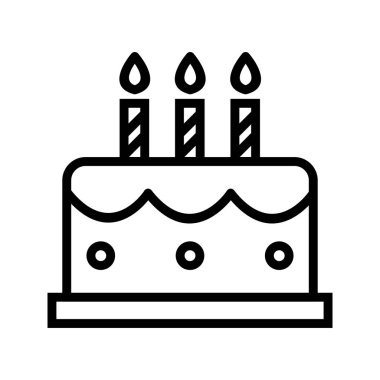 İllüstrasyon kek simgesi