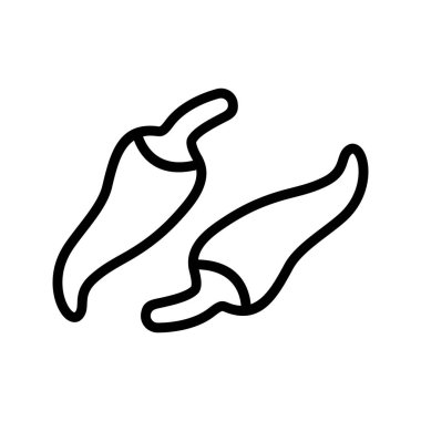 Illustration biber simgesi