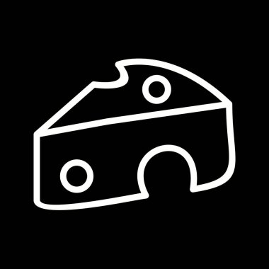 Illustration peynir simgesi