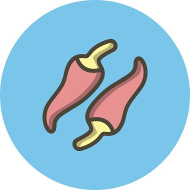 Illustration biber simgesi