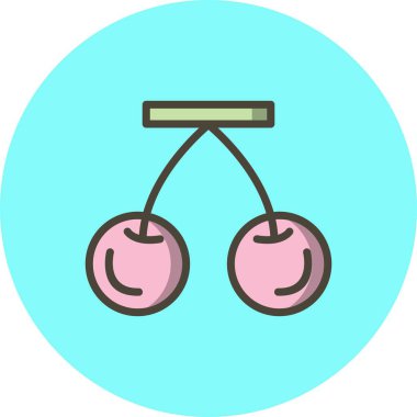 İllüstrasyon kiraz simgesi