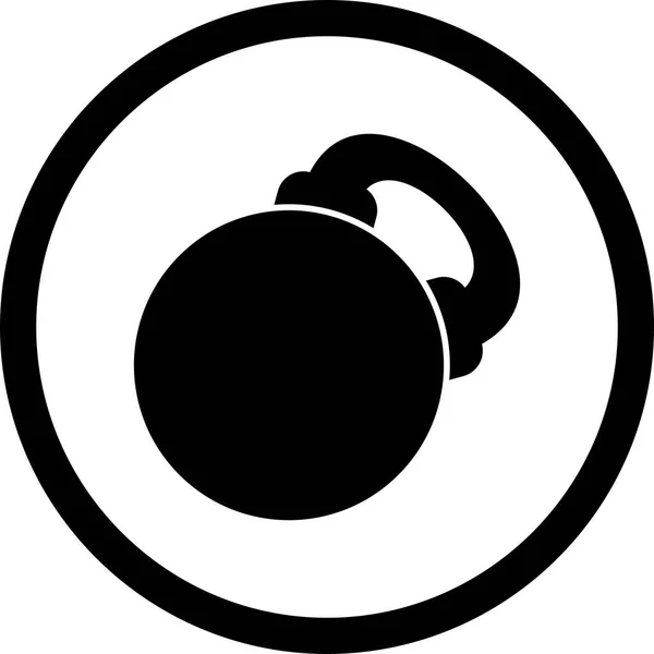 Ilustração Kettlebell Icon — Fotografia de Stock