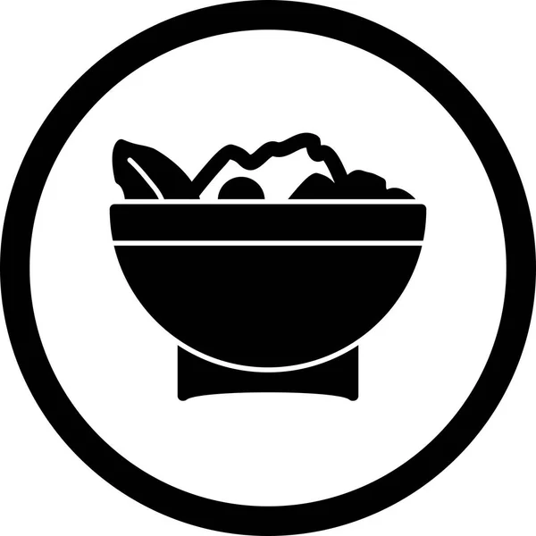 Illustration Salad Icon — Stock Photo, Image