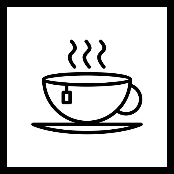 Illustration  Tea Icon — Stock Photo, Image