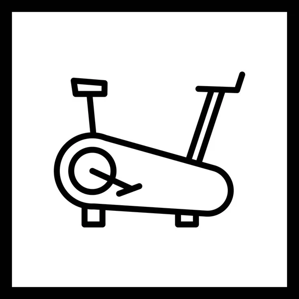 Ilustração Máquina de Ciclismo Ícone — Fotografia de Stock