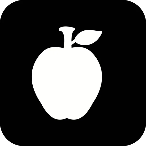 Illustration Apfel-Symbol — Stockfoto