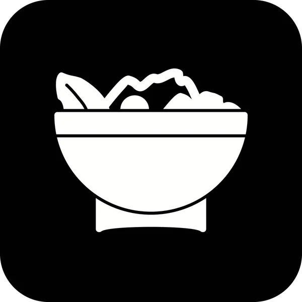 Illusztráció saláta ikon — Stock Fotó