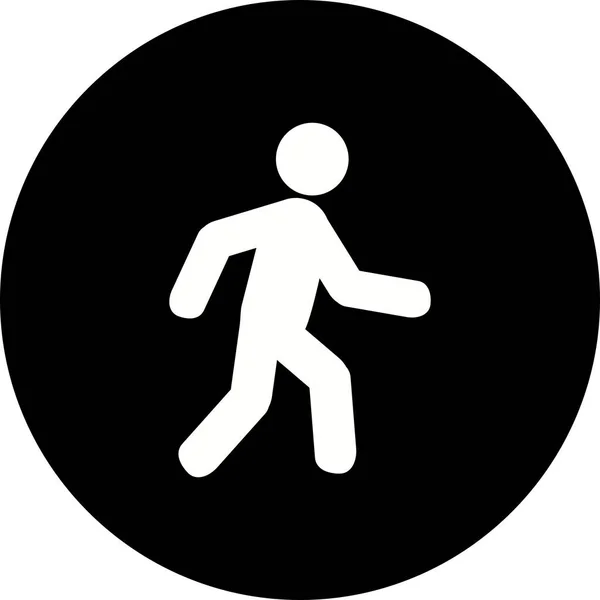 Illustration Walking Icon — Stock Photo, Image