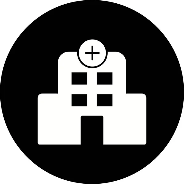 Illustratie ziekenhuis pictogram — Stockfoto