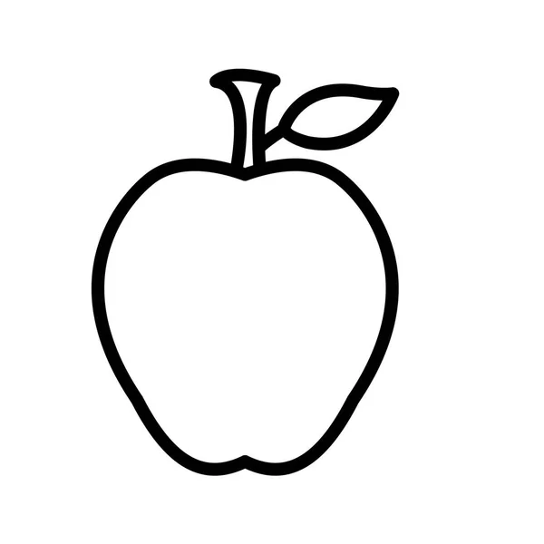 Ilustração Apple Icon — Fotografia de Stock