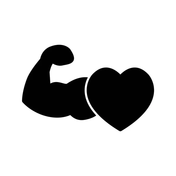 Illustration Healthy Heart Icon — Stock Photo, Image