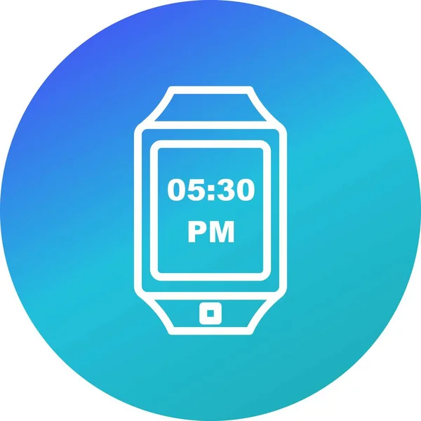 Ilustração Smart Watch Icon — Fotografia de Stock