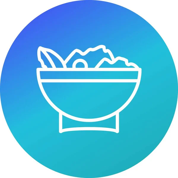 Illustration Salatsymbol — Stockfoto