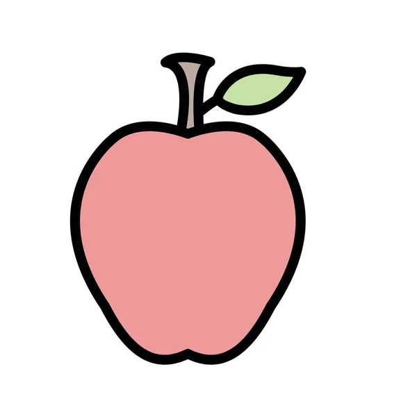 Ilustración Icono de Apple — Foto de Stock