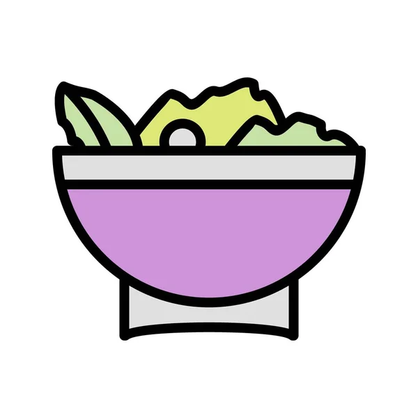 Illustration Salad Icon — Stock Photo, Image