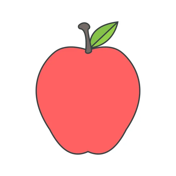 Illustration Apfel-Symbol — Stockfoto