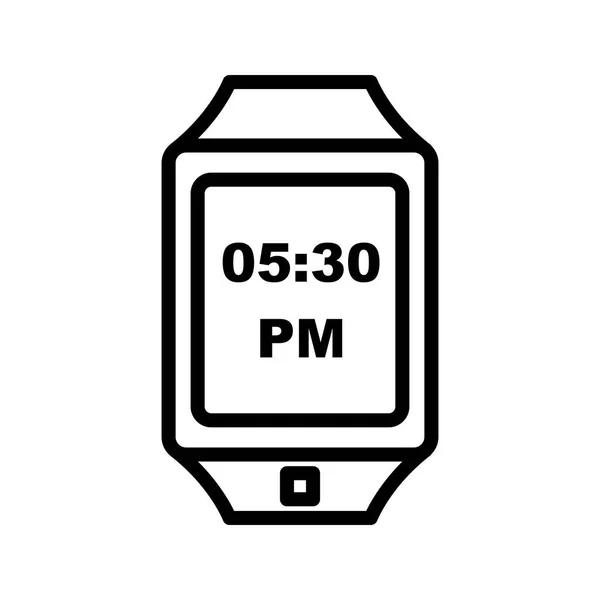 Ikon för smart klocka för illustration — Stockfoto