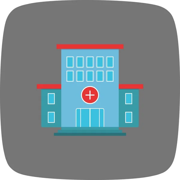 Illustration Hospital Icon — Stock Photo, Image