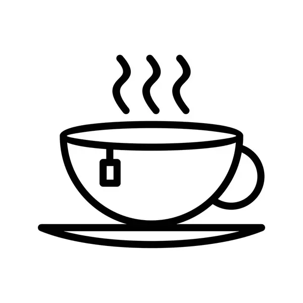 Illustration Tea Icon — Stock Photo, Image