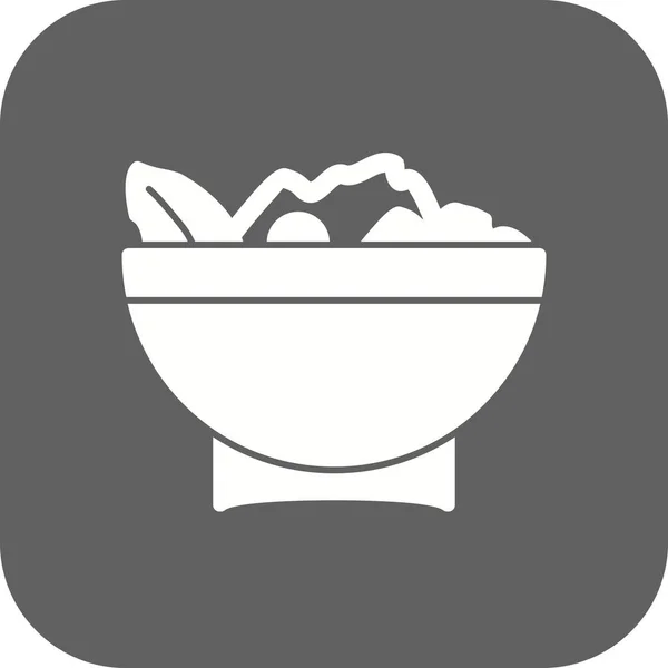 Illustration Salad Icon — Stock Photo, Image