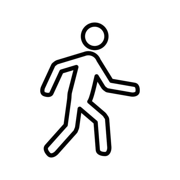 Illustration Walking Icon — Stock Photo, Image