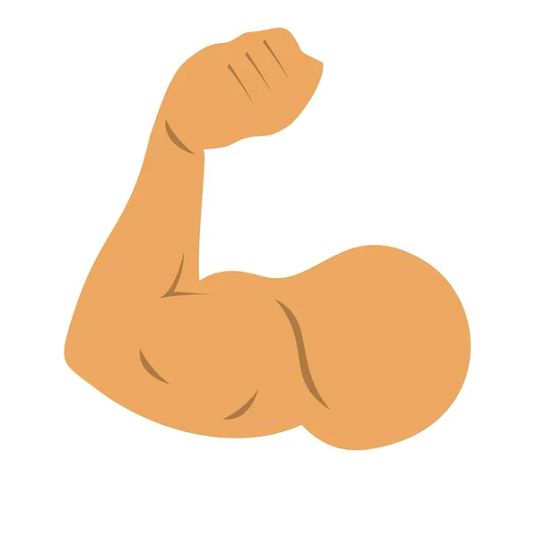 Illustratie Body Building icon — Stockfoto