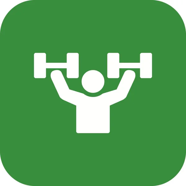 Illustration  Excercise Icon — Stock Photo, Image