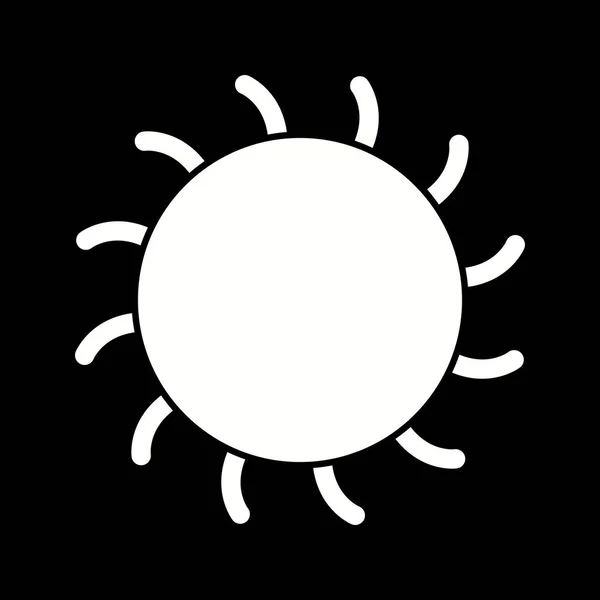 Ilustração Sun Icon — Fotografia de Stock