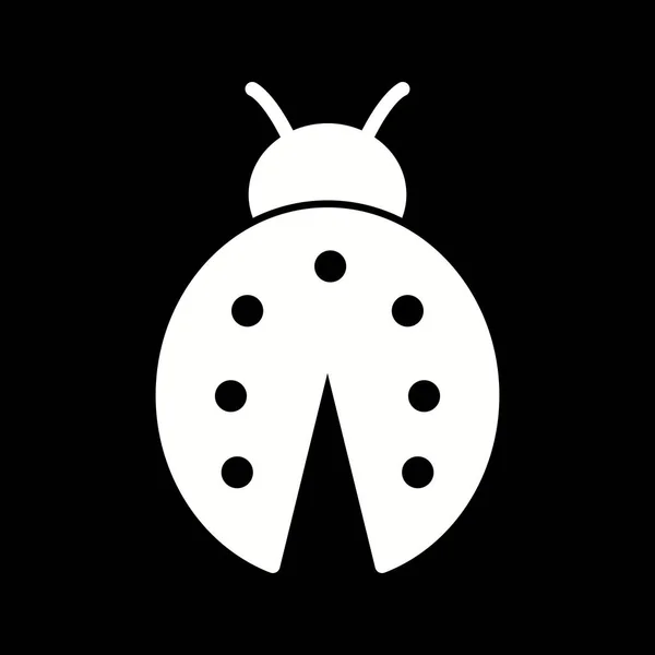 Ilustração Lady Bug Icon — Fotografia de Stock