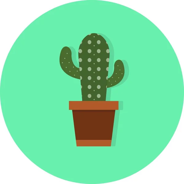 Ilustração Cactus Icon — Fotografia de Stock