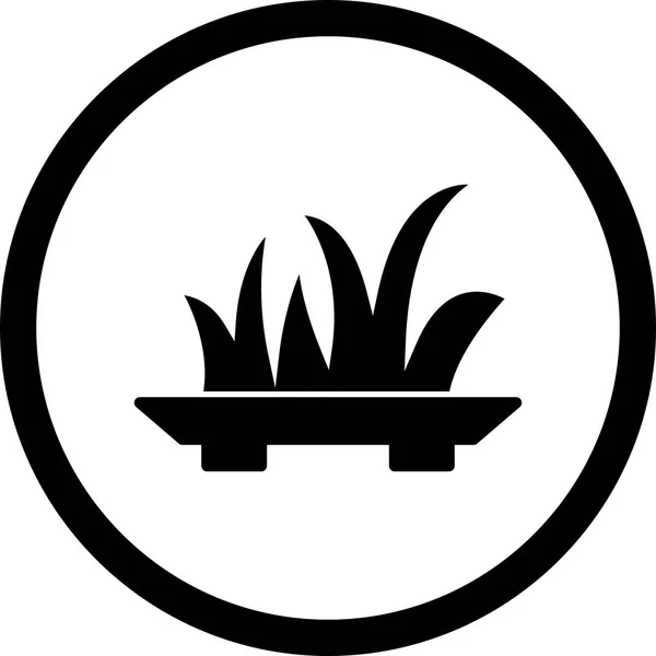 Ilustracja ikona trawy — Zdjęcie stockowe