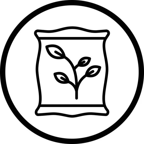 Иллюстрационная икона удобрения — стоковое фото
