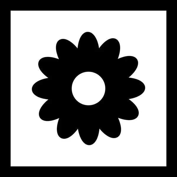 Ilustracja Daisy ikona — Zdjęcie stockowe
