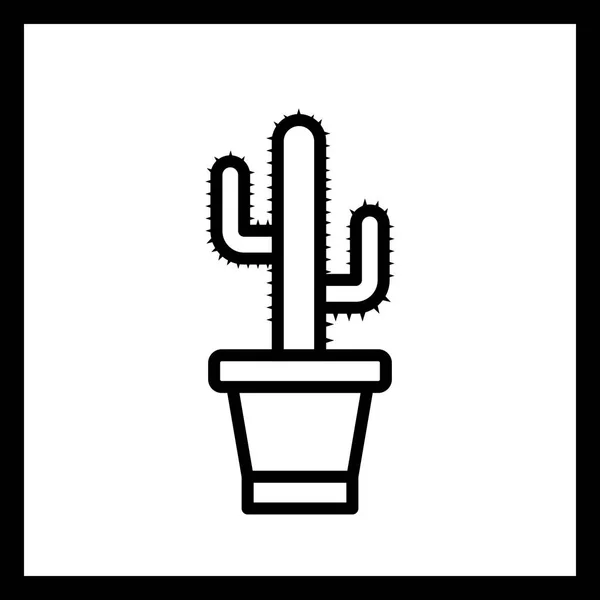 Illustration Cactus Icône — Photo