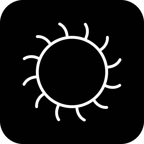 Ilustración Sun Icon — Foto de Stock