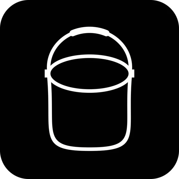 Illustration Pail Icon — Stock Photo, Image