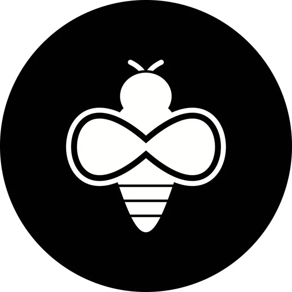 Illustration  Bee Icon — Stock Photo, Image