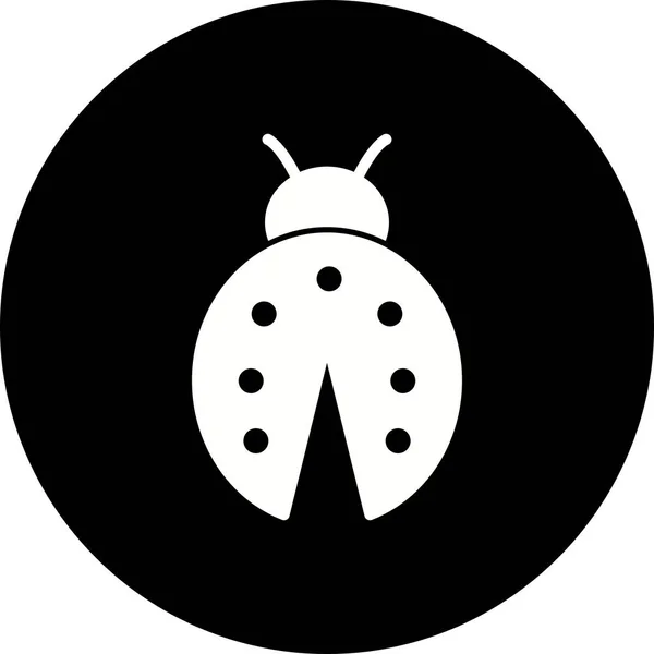 Illustration  Lady Bug Icon — Stock Photo, Image