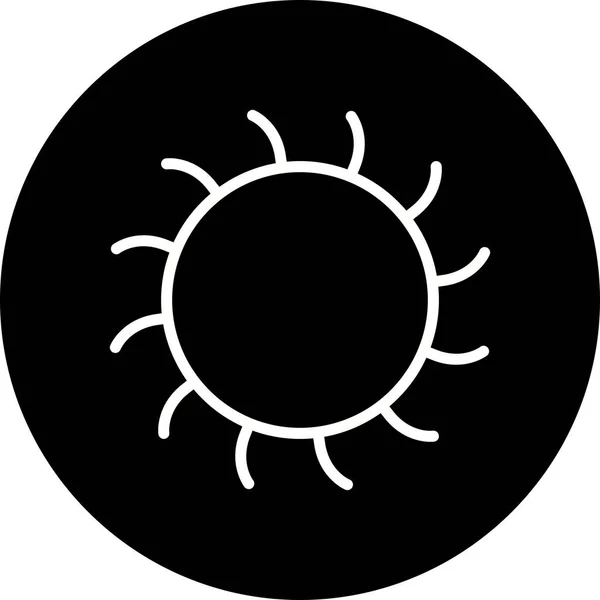 Illustration Sun Icon — Stock Photo, Image