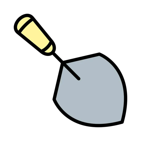 Illustratie Troffel pictogram — Stockfoto