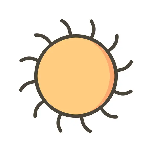 Ilustración Sun Icon —  Fotos de Stock