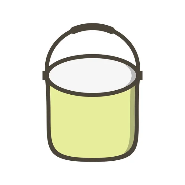 Illustration Pail Icon — Stock Photo, Image